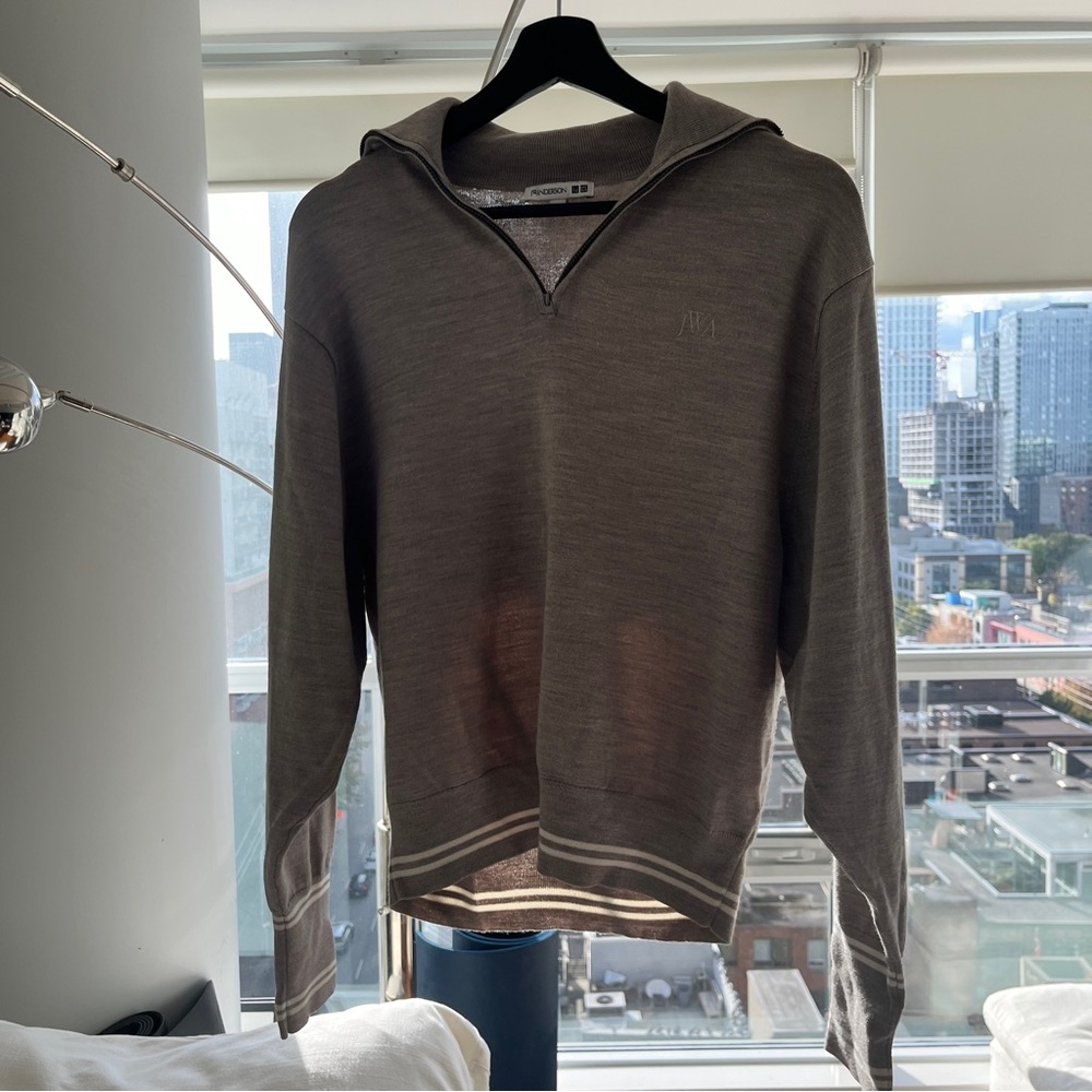 Uniqlo x JW Anderson Collared Zipper Long Sleeve Sweater